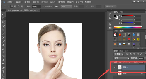 Photoshop将人像眼睛放大的操作步骤