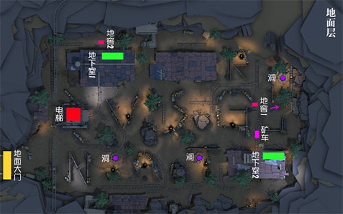 第五人格闪金石窟地窖与平面图全览
