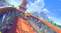 跑跑卡丁车手游开启桥的桥面上搜寻宝藏攻略