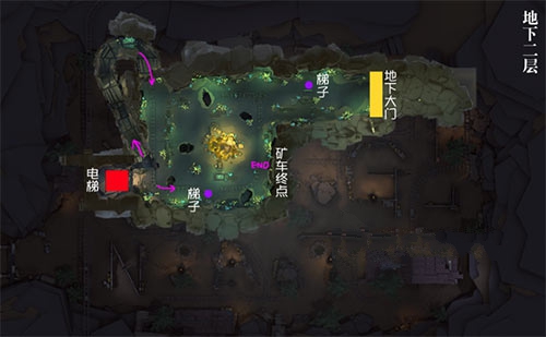 第五人格闪金石窟地窖与平面图全览