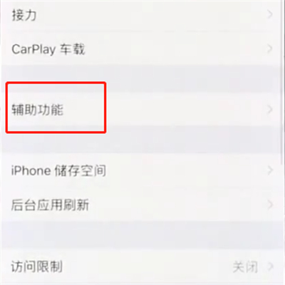 iphonex中使用缩放的操作步骤