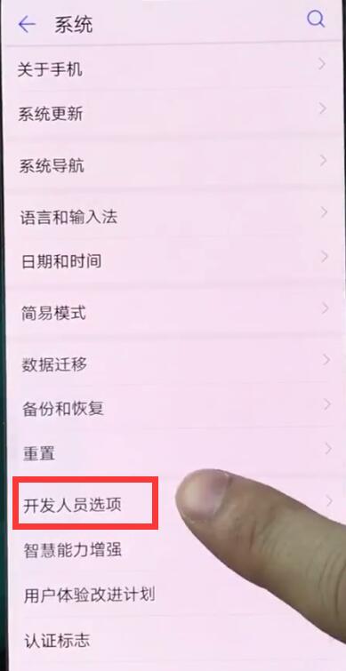 华为手机中打开开发人员选项的详细步骤