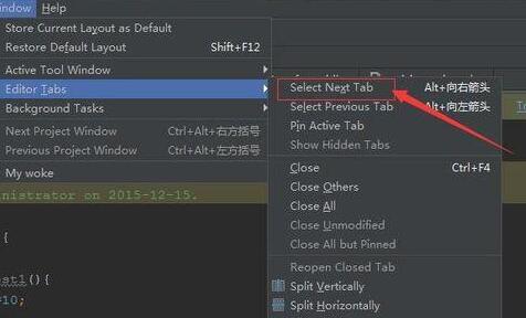 Android Studio打开很多标签时快速切换标签的简单方法