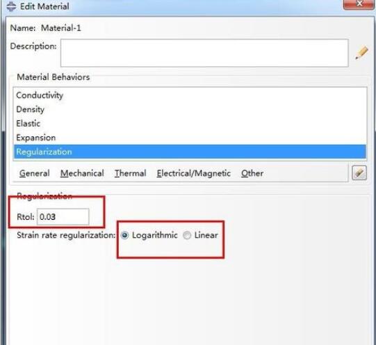 ABAQUS设置正则化系数的具体方法