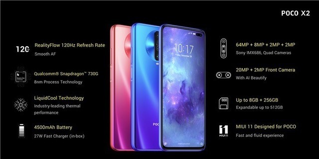 小米POCO X2来了1475元起