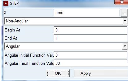 Adams设置运动函数的具体方法