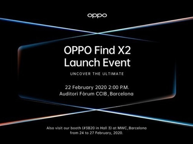 OPPO Find X2将于巴塞罗那上线：潜望式三摄
