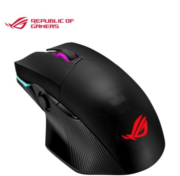 华硕带来ROG魔刃高端鼠标：支持QI无线快充