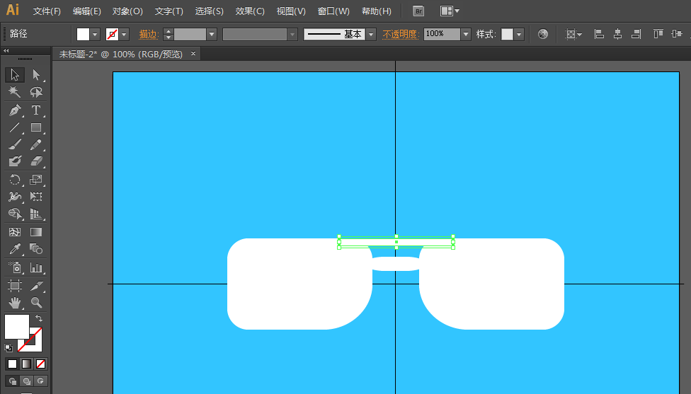 ai设计墨镜图案的详细方法