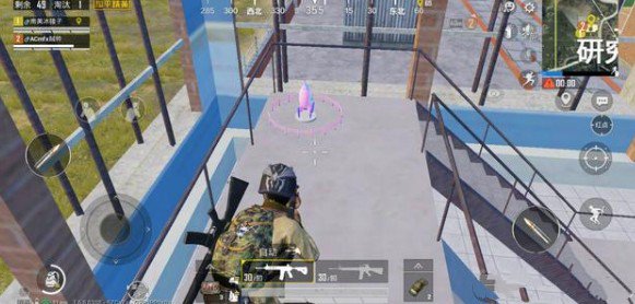 和平精英粉色火箭刷新位置与播放歌曲攻略