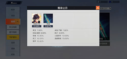 风云岛行动抽奖概率分析