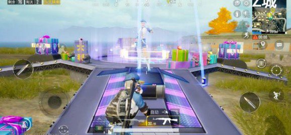 和平精英体验服周年蛋糕与1周年舞台解析