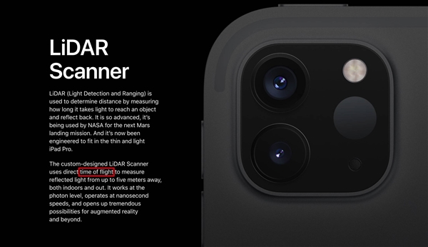 iPad Pro引入雷达 它到底是干嘛的？