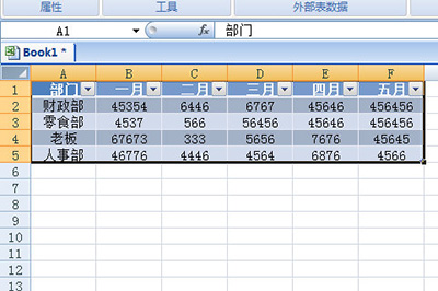 Excel快速生成图表的操作流程