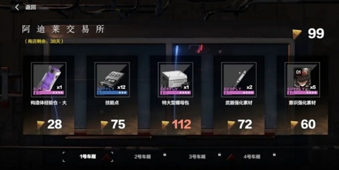 战双帕弥什永久列车商店材料兑换解析