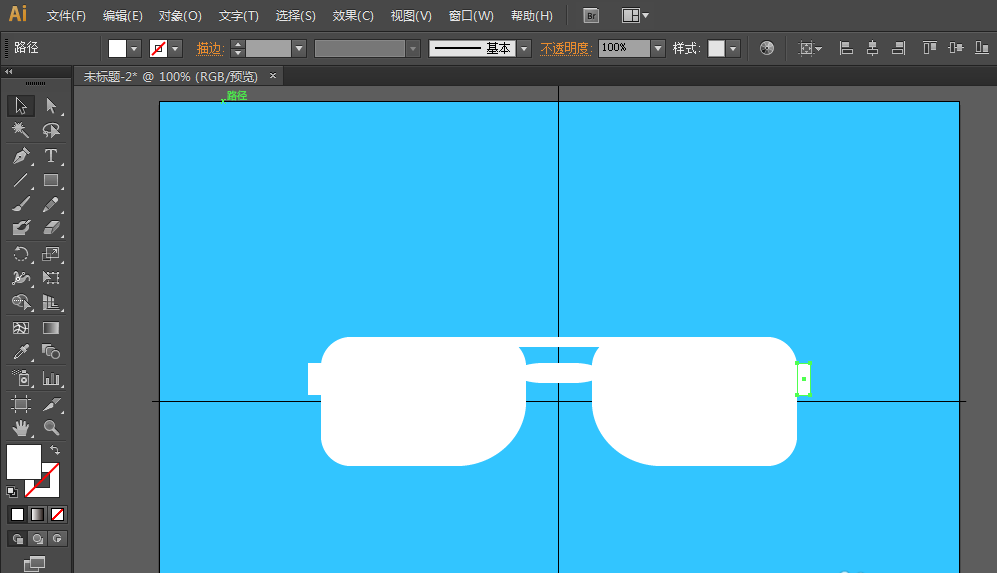 ai设计墨镜图案的详细方法