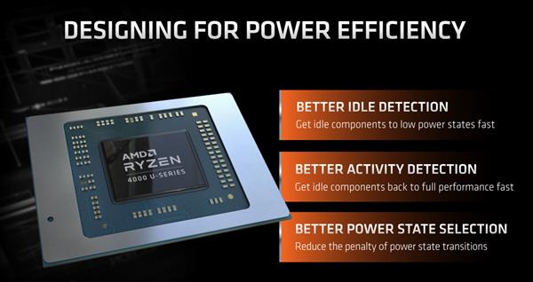 每瓦性能比提升100% 锐龙4000笔记本处理器续航翻身