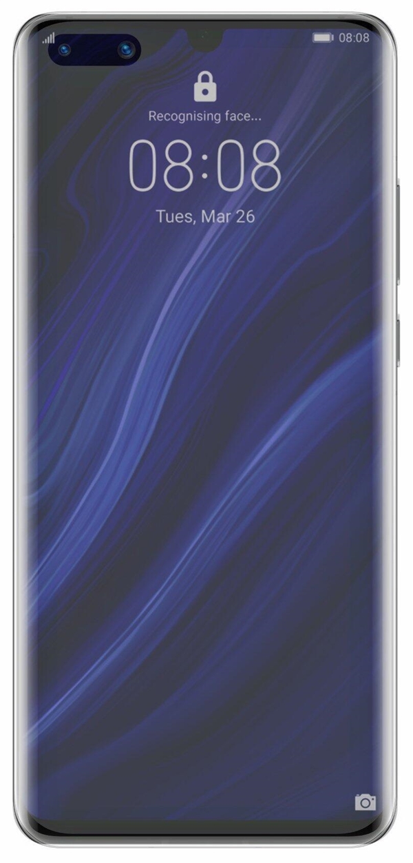 P40 Pro正面照曝光 全面屏方案更极致