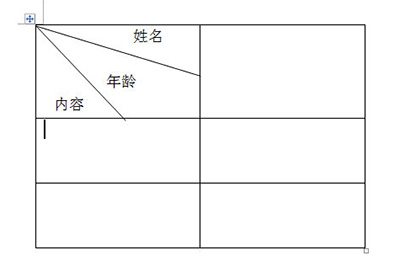 word制作多斜线表头的图文方法