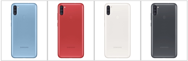 三星全新挖孔新设备Galaxy A11登场：使用上4000mAh电池