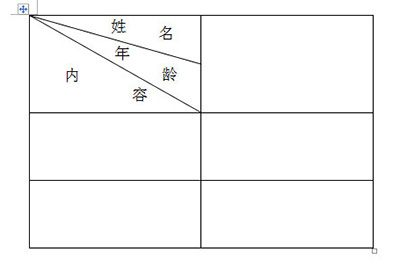 word制作多斜线表头的图文方法