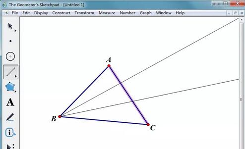 几何画板画制摩莱三角形的操作方法截图
