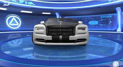 qq飞车手游联动劳斯莱斯赛车模型外观一览