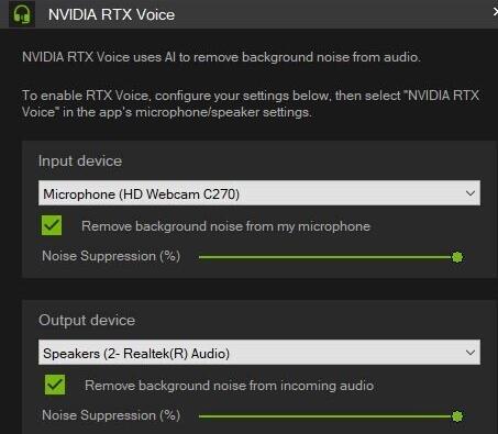 NVIDIA带来一款RTX Voice软件