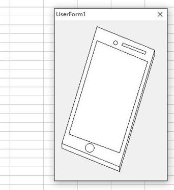 Excel在窗体中画制iPhone4本相的操作方法截图