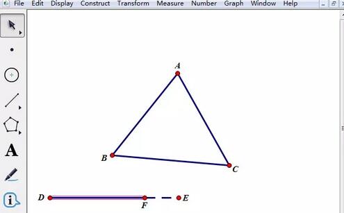 几何画板制作图形的平移动画的操作方法截图