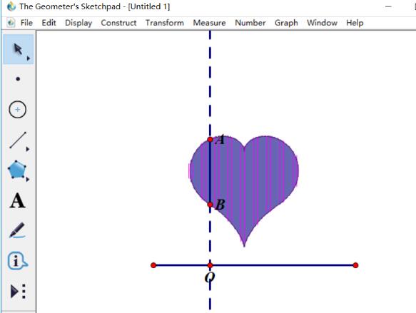 几何画板绘制一个爱心的操作方法截图