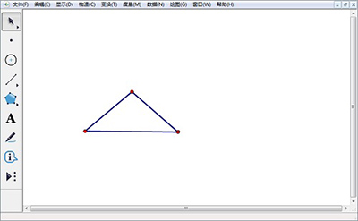 几何画板使用圆画制等腰三角形的图文方法截图
