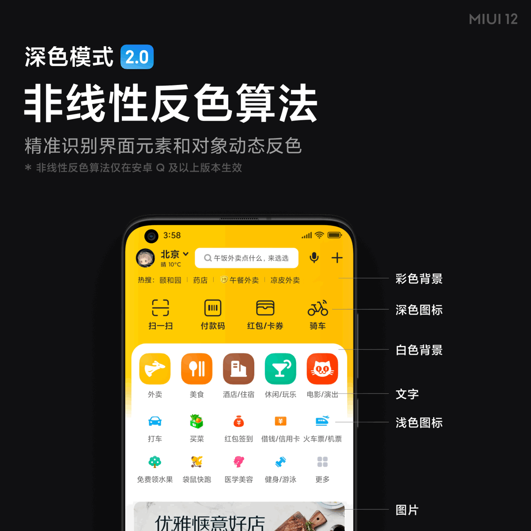 小米揭秘MIUI 12系统 全新深色模式2.0上线