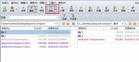 Beyond Compare设置文件夹显示过滤器的操作流程截图