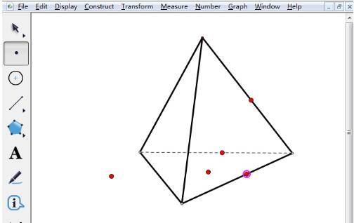 几何画板切割三棱锥的简单教程截图
