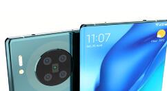 华为Mate 40 Pro渲染图曝光：屏下摄像头万元旗舰