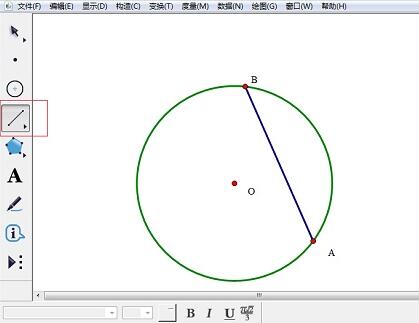 几何画板画制圆的内接正三角形的操作教程截图