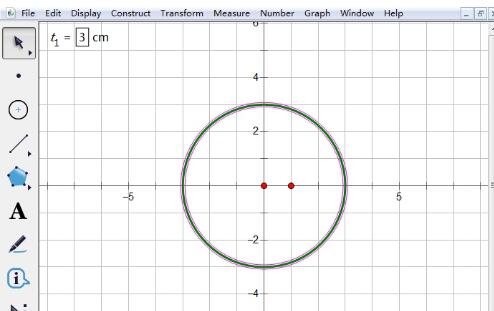 几何画板里按已晓圆的方程画圆的操作方法截图