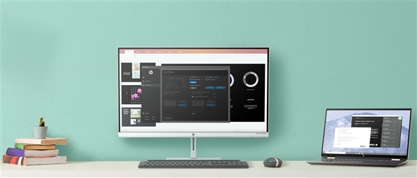 惠普最新显示器HP U27 4k将至：3面窄边框设计！