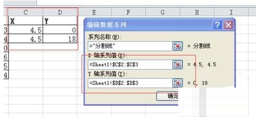 Excel数据图表里加加分割线的操作方法截图