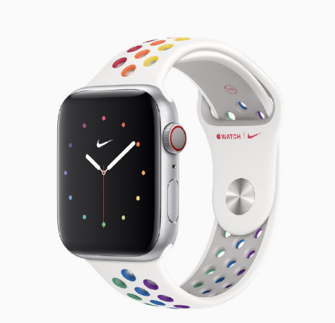 全新Apple Watch彩虹版表带上线 极具艺术感