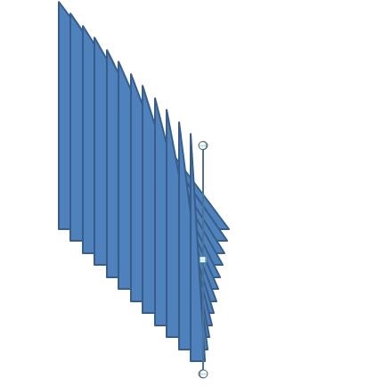PPT绘制一个轴对称图形的旋转折画的具体方法截图