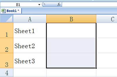 Excel快速定位工作表的操作方法截图