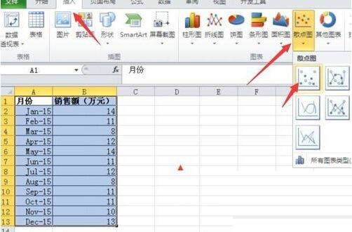 Excel使用误差线制作梯形图的操作方法截图
