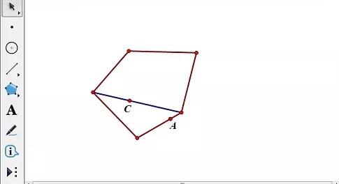 几何画板使用轨迹法构造斜线阴影的具体方法截图