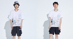 明日之后限量款印花廓形T恤定义生存潮流