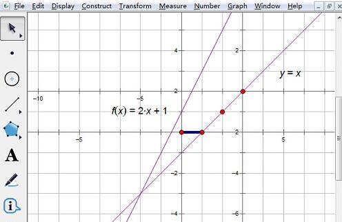 使用几何画板标记坐标系功能的操作步骤