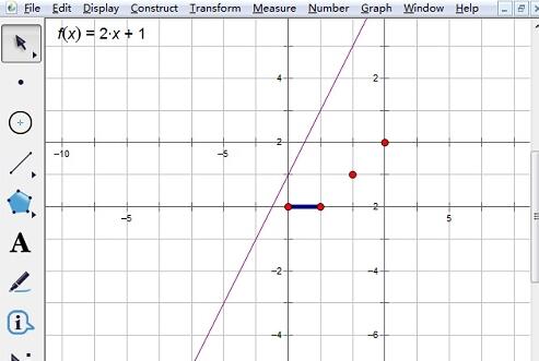 使用几何画板标记坐标系功能的操作步骤