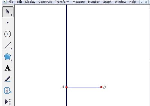 几何画板画30°直角三角形的操作方法