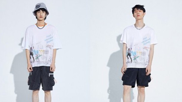 明日之后限量款印花廓形T恤定义生存潮流